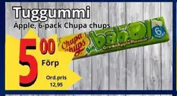 Supergrossen CHUPA CHIPS Tuggummi erbjuda