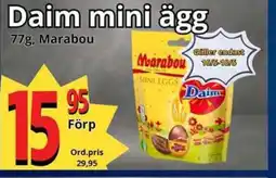 Supergrossen MARABOU Daim mini ägg erbjuda