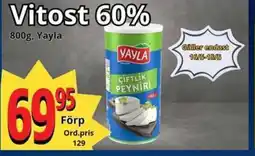 Supergrossen YAYLA Vitost 60% erbjuda