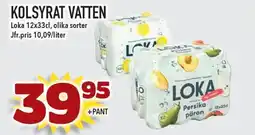 Supergrossen LOKA Kolsyrat vatten erbjuda