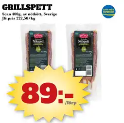 Bonum Matmarknad SCAN Grillspett erbjuda
