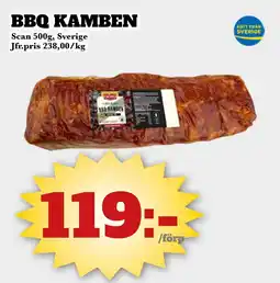 Bonum Matmarknad SCAN Bbq kamben erbjuda