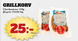 Bonum Matmarknad Grillkorv erbjuda