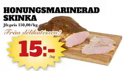 Bonum Matmarknad Honungsmarinerad skinka erbjuda
