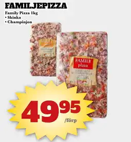 Bonum Matmarknad FAMILY PIZZA Familjepizza erbjuda