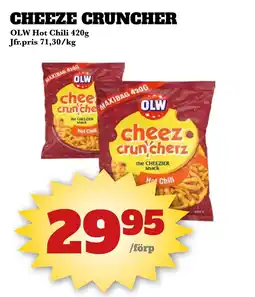 Bonum Matmarknad OLW Cheeze cruncher erbjuda