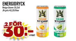 Bonum Matmarknad REIGN STORM Energidryck erbjuda