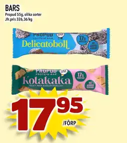 Bonum Matmarknad PROPUD Bars erbjuda