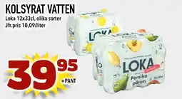 Bonum Matmarknad LOKA Kolsyrat vatten erbjuda