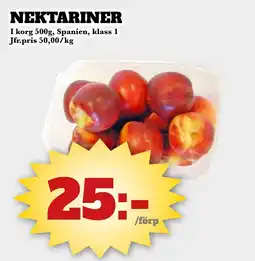 Bonum Matmarknad Nektariner erbjuda