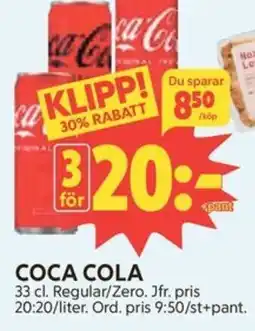 Ica Hajen Lagpris Coca cola erbjuda