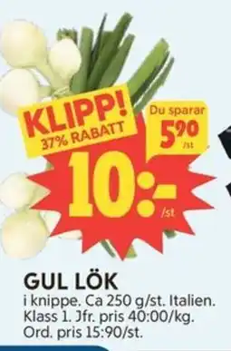 Ica Hajen Lagpris Gul lök erbjuda
