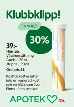 Ica Hajen Lagpris Hjärtats vätskeersättning erbjuda