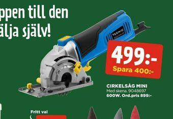 Jem&Fix Cirkelsåg mini erbjuda