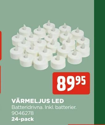 Jem&Fix Värmeljus led erbjuda