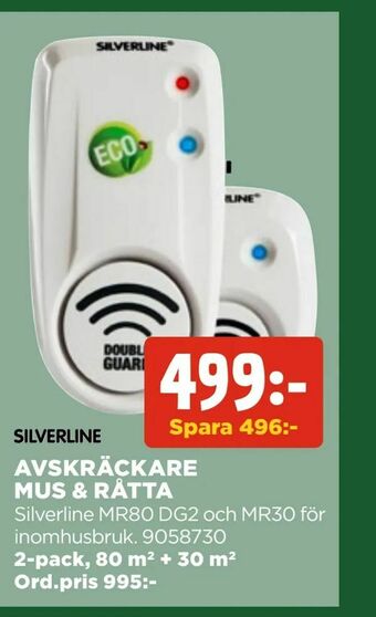 Jem&Fix Avskräckare mus & råtta erbjuda