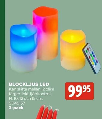 Jem&Fix Blockljus led erbjuda