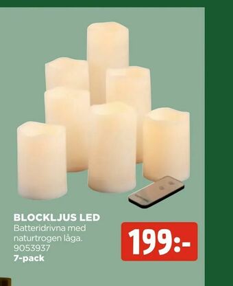 Jem&Fix Blockljus led erbjuda
