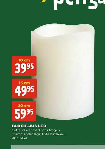 Jem&Fix Blockljus led erbjuda