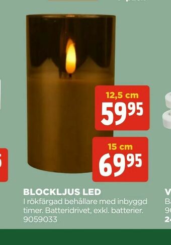 Jem&Fix Blockljus led erbjuda
