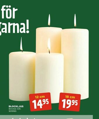 Jem&Fix Blockljus erbjuda