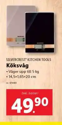 Lidl SILVERCREST KITCHEN TOOLS Köksvåg erbjuda