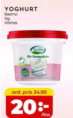 Matrix Butikerna BASIMO Yoghurt erbjuda
