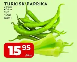 Matrix Butikerna Turkisk paprika erbjuda