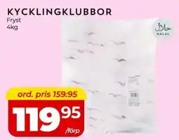 Matrix Butikerna Kycklingklubbor erbjuda