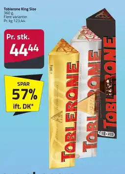 Fleggaard TOBLERONE King Size erbjuda