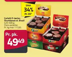 Fleggaard CARLETTI P-tærter, Skumbanan el. Brazil erbjuda