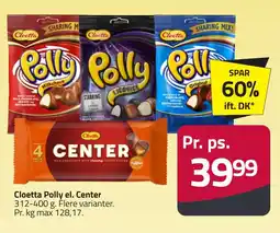 Fleggaard CLOETTA Polly el. Center erbjuda