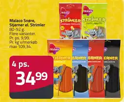 Fleggaard MALACO Snøre, Stjerner el. Strimler erbjuda