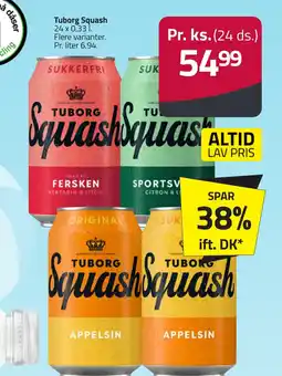 Fleggaard TUBORG Squash erbjuda
