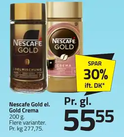 Fleggaard NESCAFE Gold el. Gold Crema erbjuda