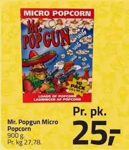 Fleggaard MR. POPGUN Micro Popcorn erbjuda