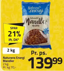 Fleggaard NATURENS ENERGI Mandler erbjuda