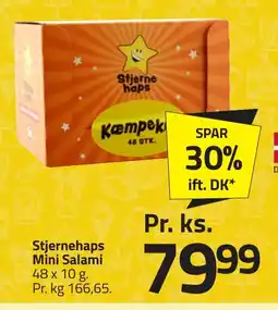 Fleggaard STJERNEHAPS Mini Salami erbjuda