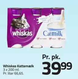 Fleggaard WHISKAS kattemælk erbjuda