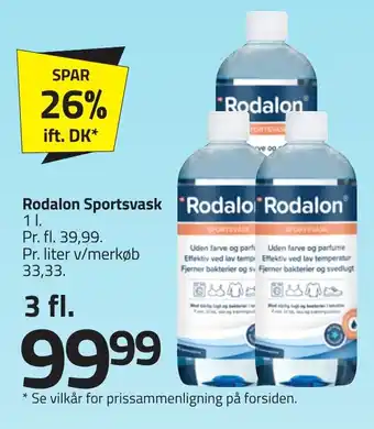 Fleggaard RODALON Sportsvask erbjuda