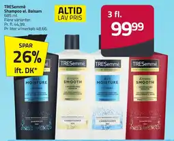 Fleggaard TRESSEMME Shampoo el. Balsam erbjuda