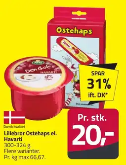 Fleggaard Lillebror Ostehaps el. Havarti erbjuda