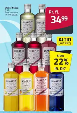 Fleggaard Shake-It Sirup erbjuda