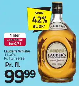 Fleggaard Lauder's Whisky erbjuda