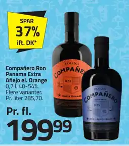 Fleggaard Compañero Ron Panama Extra Añejo el. Orange erbjuda