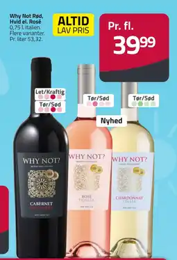 Fleggaard WHY NOT Rød, Hvid el. Rosé erbjuda