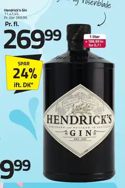 Fleggaard Hendrick's Gin erbjuda