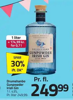 Fleggaard DRUMSHANBO Gunpowder Irish Gin erbjuda