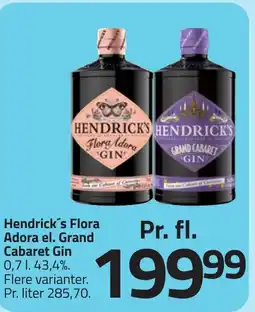 Fleggaard HENDRICK'S Flora Adora el. Grand Cabaret Gin erbjuda