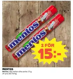 Coop Mentos erbjuda